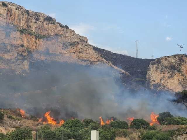 Richiesto lo stato di calamità per il territorio di Erice a seguito dell’incendio del 25 luglio