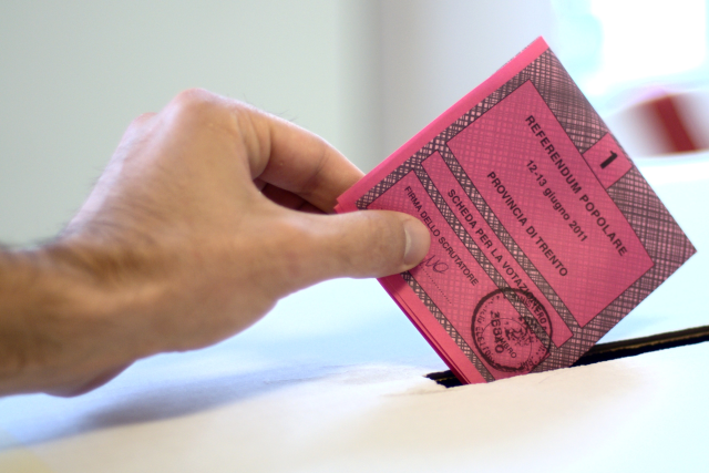 Referendum: opzione di voto per corrispondenza per gli elettori all'estero