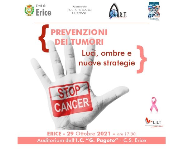 Domani convegno su prevenzione tumori all'auditorium dell'I.C Pagoto