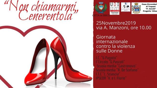 “Non chiamarmi Cenerentola”: lunedì 25 in via Manzoni contro la violenza sulle donne