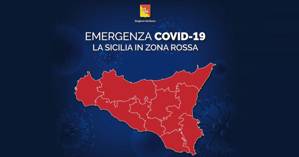 Sicilia zona rossa, l'Ordinanza del Presidente della Regione Siciliana Nello Musumeci