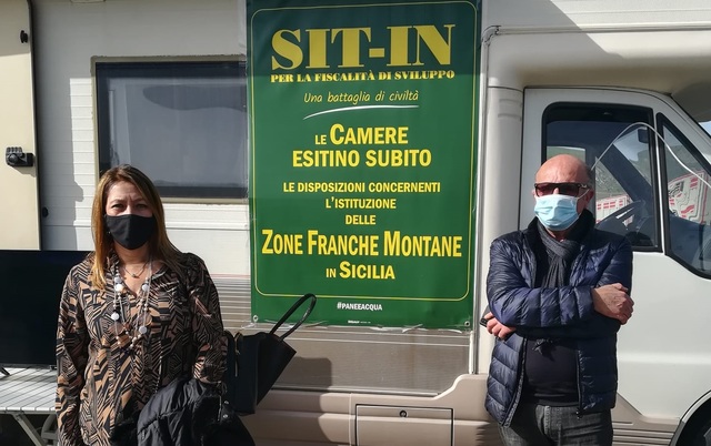 Erice presente al presidio sulle ZFM di Irosa insieme ad altri 133 Comuni siciliani