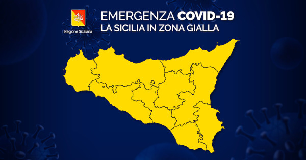 Da oggi (17 maggio 2021) la Sicilia torna zona Gialla