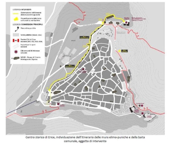 Riqualificazione del Borgo di Erice: finanziato il progetto di sistemazione dell’itinerario turistico delle mura puniche