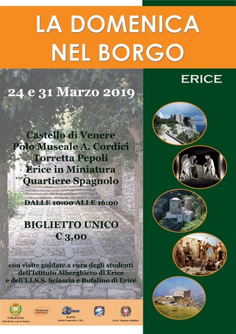 Ritorna ad Erice “La Domenica nel Borgo” nelle giornate del 24 e 31 marzo